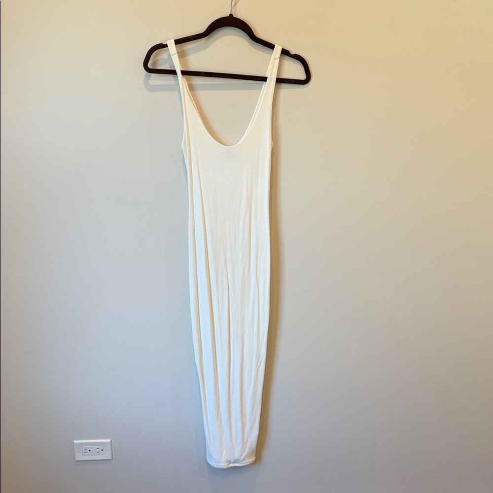 Naked Wardrobe Cream Maxi Dress